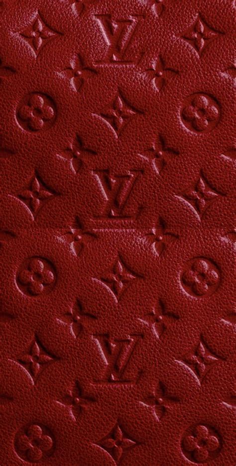 red lv wallpaper